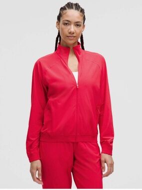 Women’s lululemon adapted state  Full-Zip Track Jacket red